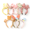 Handle mixed cartoon plush head buckle