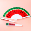 Bagged Watermelon Folding Fan